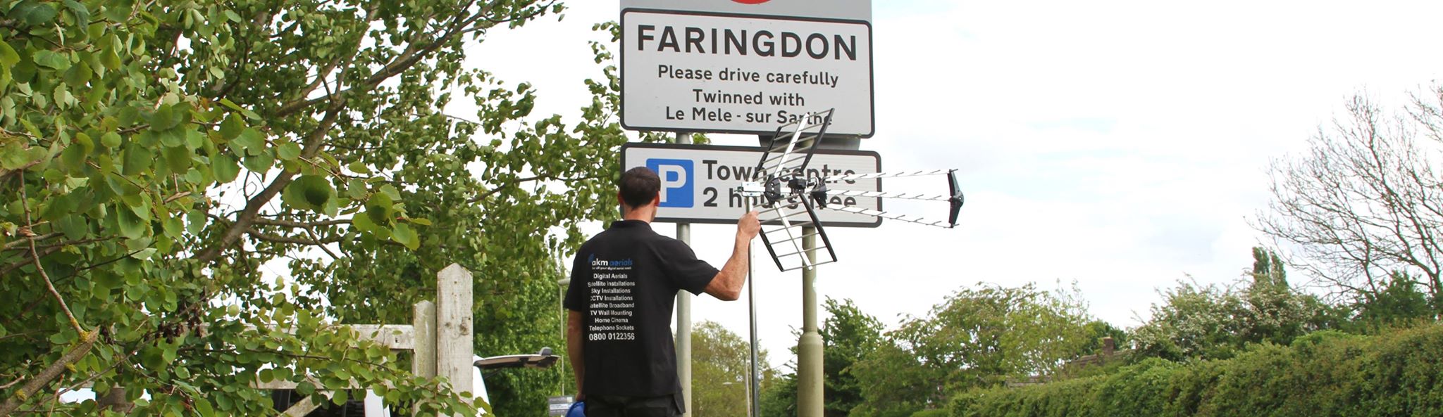 aerial installation Faringdon